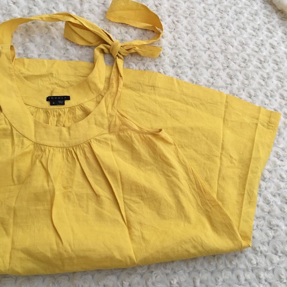 Theory yellow sundress shift dress - Picture 6 of 7